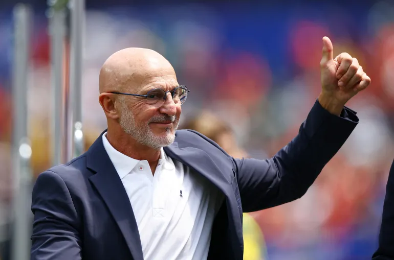 Spain coach Luis De La Fuente led La Roja to the 2026 FIFA World Cup triumph