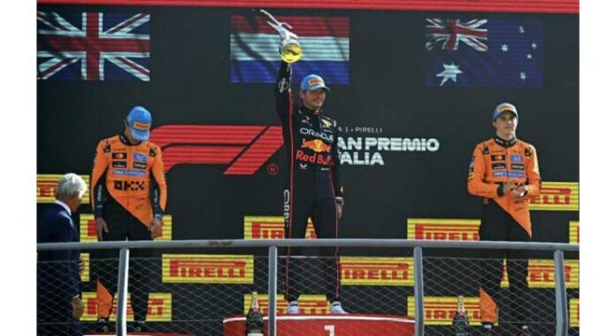 Antonelli claims historic Monza victory as Mercedes secures Italian Grand Prix