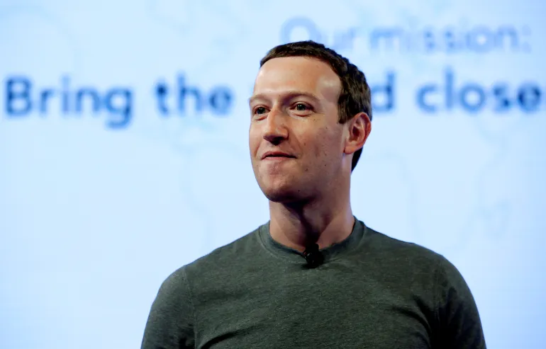 Facebook CEO Mark Zuckerberg speaks during preparation for the Facebook Communities Summit, in Chicago. Zuckerberg embarked on a rare media mini-blitz Wednesday, March 22, 2018, in the wake of a privacy scandal involving a Trump-connected data-mining firm. [Nam Y. Huh/AP Photo]