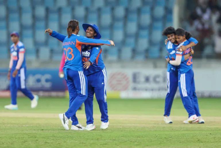 Indian players celebrates after winning The Final of the DP World Women’s T20 Asia Cup 2026 between India and Sri Lanka at Dubai International Cricket Stadium, Dubai, United Arab Emirates, on September 13, 2026. Photo by Vipin Pawar / CREIMAS