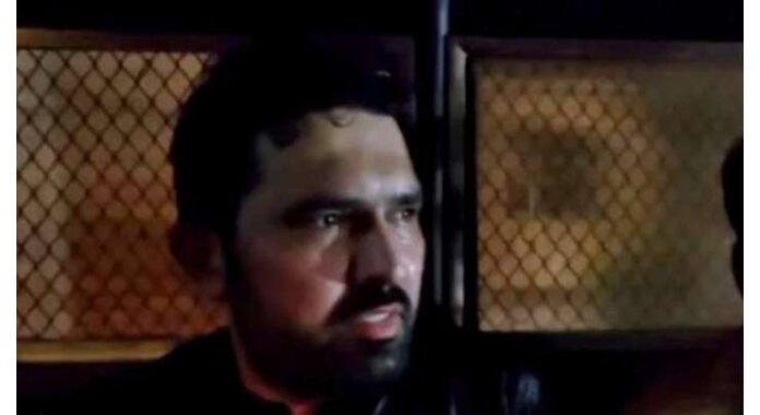 KP Chief Minister Sohail Afridi Climbs Police Van at Regal Chowk on Mall Road