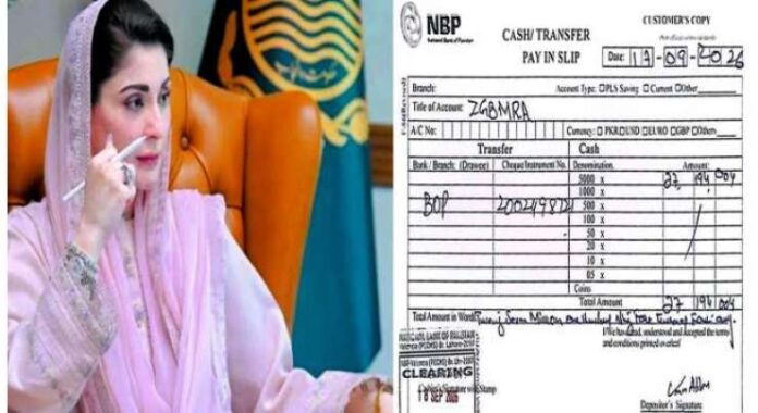 New Controversy Erupts Over Punjab CM Maryam Nawaz’s Payment for Official Plane Expenses