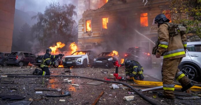 Russia pounds Ukraine’s Kyiv after deadly strike on Academy of Sciences | Russia-Ukraine war News