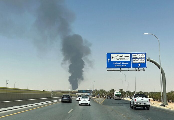 Saudi-led coalition says defences intercept Houthi missile fired at Riyadh | Houthis News
