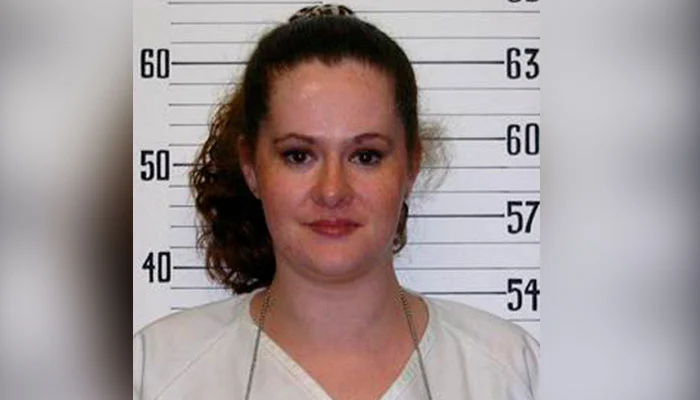 Christa Gail Pike, 36, the only woman on Tennessees Death Row, is pictured in this 2004 Tennessee Department of Correction booking photograph. — Reuters