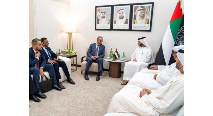 Zayed bin Hamad Al Nahyan, Mauritania's National Security Director-General discuss anti-drug cooperation