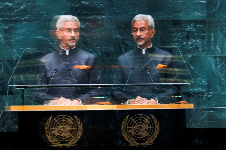 Indian Minister of External Affairs Subrahmanyam Jaishankar addresses the 81st United Nations General Assembly at UN headquarters in New York City, US, September 26, 2026